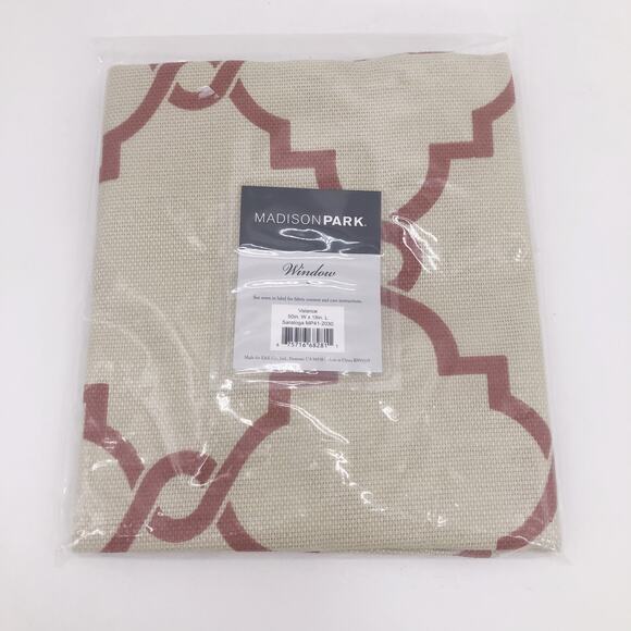 Madison Park Saratoga Valance Window Grommets Set - Picture 4 of 5